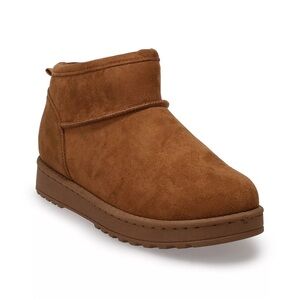 NWT SO Lupita Women's Cozy Mini Boots 8